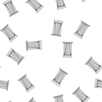Pattern display podium cartoon vector イラスト素材