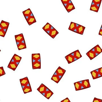 Pattern diy hippie friendship bracelets cartoon vector Stockillustratie