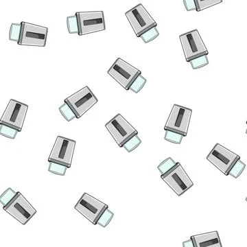 Pattern document cut shredder cartoon vector Stock Illustration