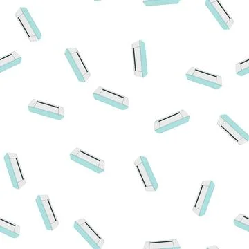 Pattern document printer paper cartoon vector Stock Illustration