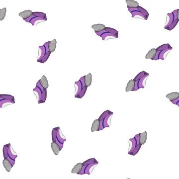 Pattern dog litter pet color icon vector Stock Illustration