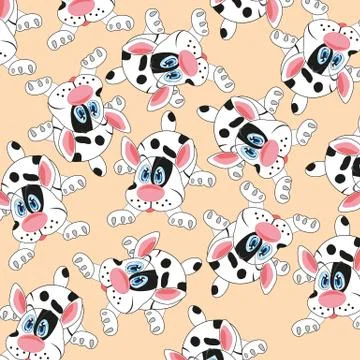 Pattern from dogs Illustrazione stock