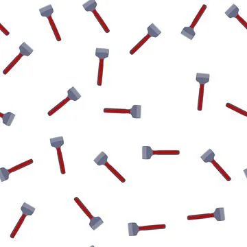 Pattern doodle brick chisel cartoon vector 스톡 일러스트