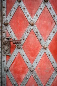Pattern on the doors Foto stock