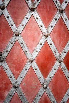 Pattern on the doors Stock Photos