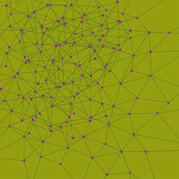 Pattern of dots and lines Stock Illustration