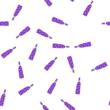 Pattern dotted purple exclamation mark icon symbolizing importance Stock Illustration
