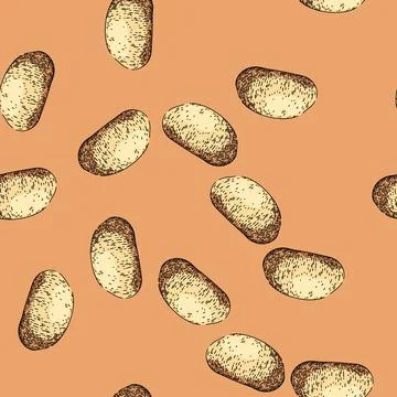 Pattern dough bakery sketch hand drawn Stock Illustration