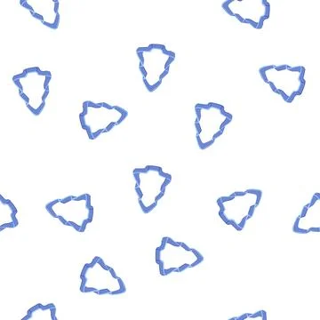 Pattern dough cookie cutter cartoon vector Illustrazione stock