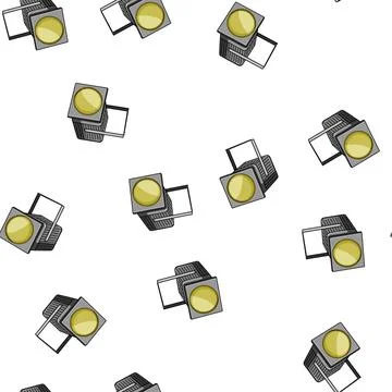 Pattern drama spotlight stage cartoon vector Stock Illustration