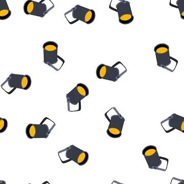 Pattern drama spotlight stage cartoon vector Stock Illustration