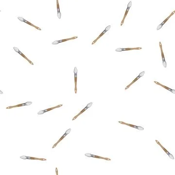 Pattern drawing brush paint cartoon vector Stock Illustration
