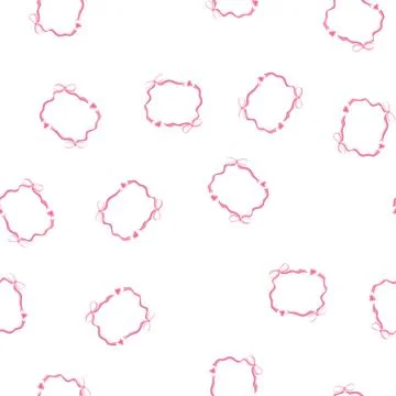 Pattern drawing coquette cartoon vector イラスト素材