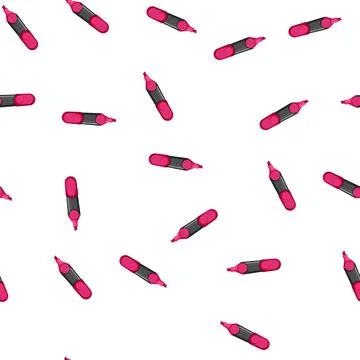 Pattern drawing highlighter cartoon vector sign color Stock Illustration
