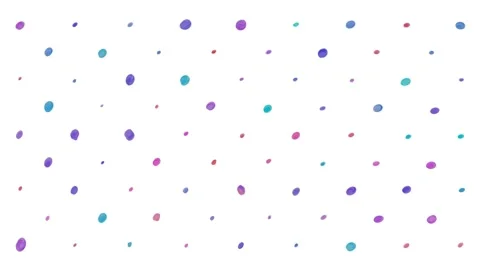 Pattern from drawn points color Stock Footage 132830872