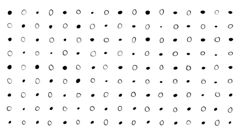 Pattern from drawn points Stock Footage 132830860