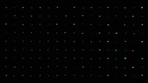 Pattern from drawn points Stock Footage 132830884