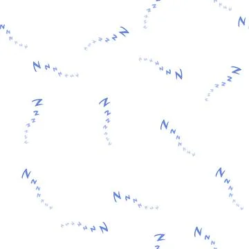 Pattern dream sleep zzz cartoon vector イラスト素材