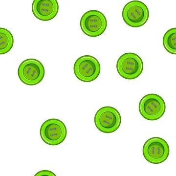 Pattern dress sewing button cartoon vector Stock Illustration