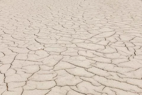 Pattern of dried and cracked soil Stock Photos