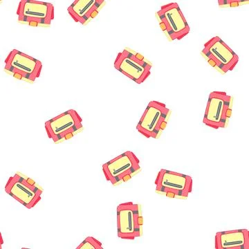 Pattern drink cooler box cartoon vector イラスト素材