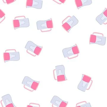 Pattern drink water pitcher cartoon vector Stock Illustration