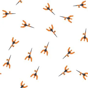 Pattern drip garden sprinkler cartoon vector イラスト素材