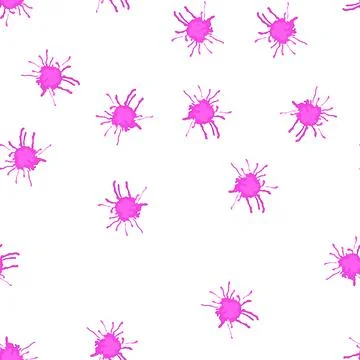 Pattern drip paint splatters cartoon vector 스톡 일러스트