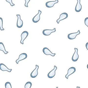 Pattern drip water drops cartoon vector イラスト素材
