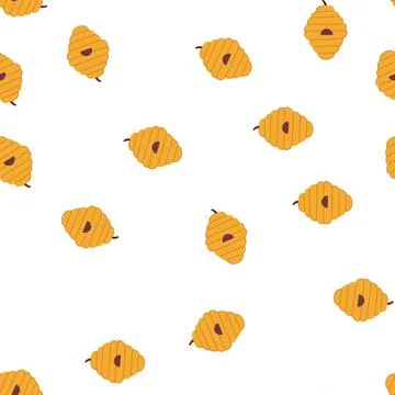 Pattern drone hive cartoon vector 스톡 일러스트