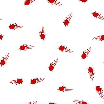 Pattern drop blood splatter cartoon vector Stock Illustration
