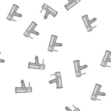 Pattern drop faucet water cartoon vector Stock Illustration
