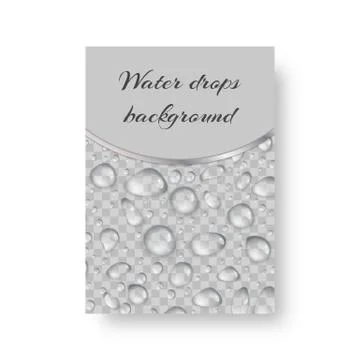 Pattern with droplets Illustrazione stock