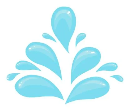 Pattern from drops Stock Illustration