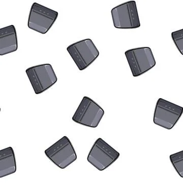 Pattern dtg label printer cartoon vector Stock Illustration