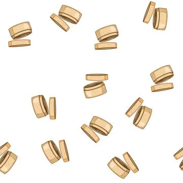 Pattern dumpling bamboo steamer cartoon vector 库存插图
