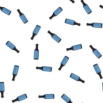 Pattern dumpling soy sauce cartoon vector Stock Illustration