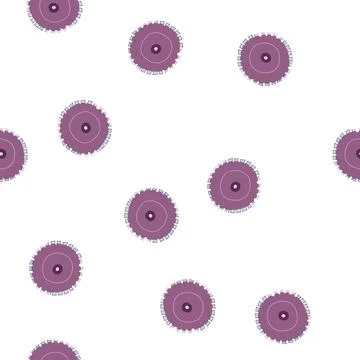 Pattern durability circular saw blade cartoon vector Illustrazione stock