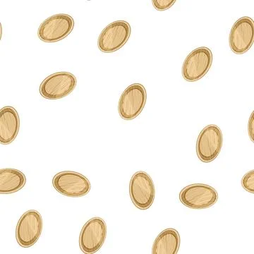 Pattern durable bamboo plate cartoon vector イラスト素材