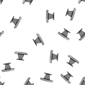 Pattern durable metal table cartoon vector Stock Illustration