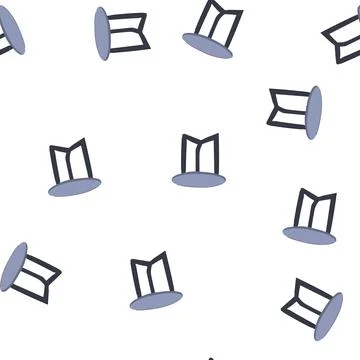 Pattern durable metal table cartoon vector Stock Illustration