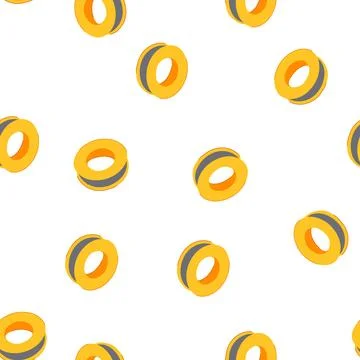 Pattern durable pipe seal tape cartoon vector Stockillustratie