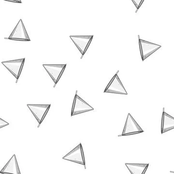 Pattern durable reusable coffee filter cartoon vector Illustrazione stock