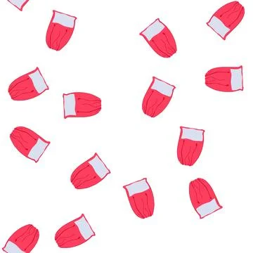 Pattern durable shoe bag cartoon vector Stock Illustration