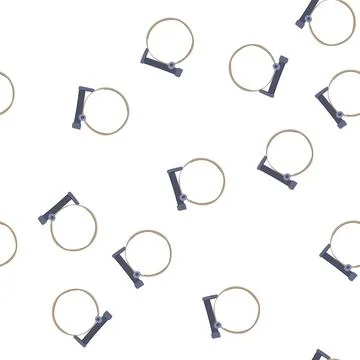 Pattern duty pipe clamp cartoon vector Stock Illustration