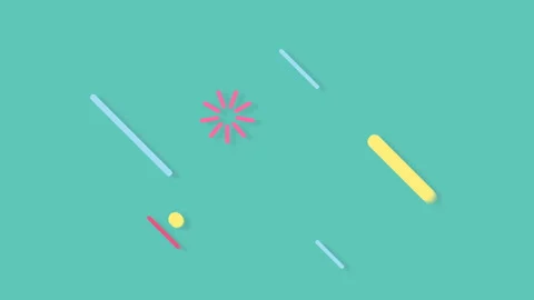 Pattern dynamic animation graphic background of colorful lines streaming across Stock Footage 166834644