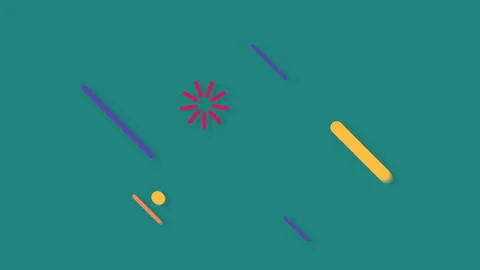 Pattern dynamic animation graphic background of colorful lines streaming across Stock Footage 166880013