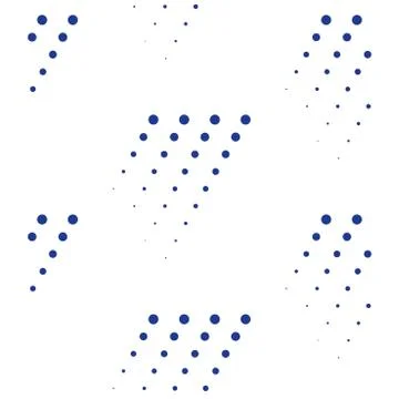 Pattern with dynamic dots Stock Illustration