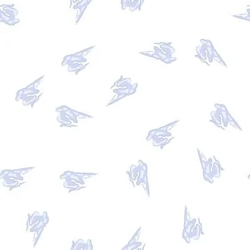 Pattern dynamic smoke cloud cartoon vector Stock Illustration