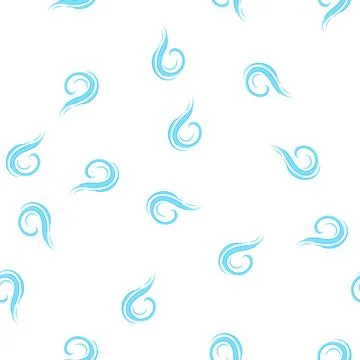 Pattern dynamic wind gust vector icon symbolizing weather elements Stock Illustration
